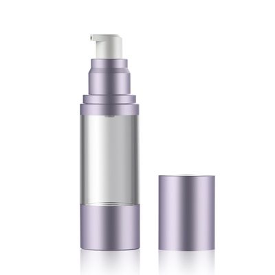 晟祺厂家定制电化铝三件套AS瓶身15ml30ml50ml精华液真空瓶旅行便携透明塑料乳液按压分装瓶