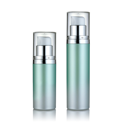 工厂批发生产30ml50ml厚壁化妆品真空瓶乳液瓶压嘴式AS透明乳液瓶