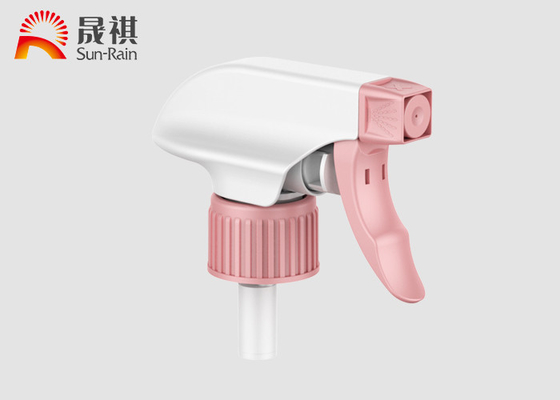 厂家批发28口径pp全塑方枪消毒液酒精喷雾瓶喷头倒置手扣式方枪