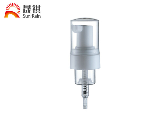 工厂可定制注塑pp泡沫泵化妆品起泡瓶盖子28牙洁面按压泡沫泵加工