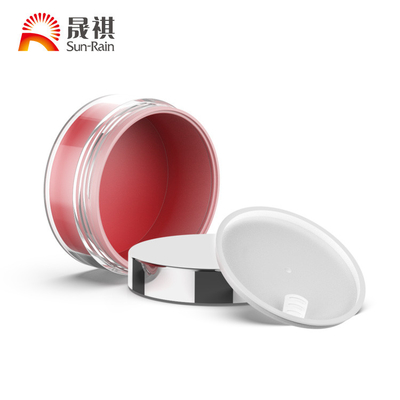单双层/新品100G扁平面膜罐AS材质素颜霜瓶瓶面霜眼膜化妆品包材