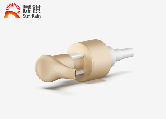 现货批发螺纹塑料乳液泵按压泵 沐浴露洗发露分装泵头液体分配器