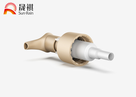现货批发螺纹塑料乳液泵按压泵 沐浴露洗发露分装泵头液体分配器