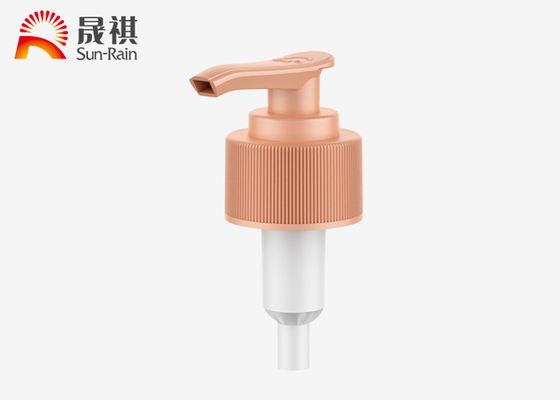 供应24 28塑料按压式乳液泵 化妆品护肤品按压泵头 左右开关泵