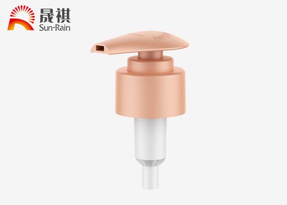 供应24 28塑料按压式乳液泵 化妆品护肤品按压泵头 左右开关泵