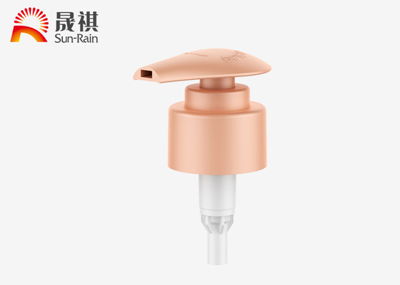 现货批发螺纹塑料乳液泵按压泵 沐浴露洗发露分装泵头液体分配器