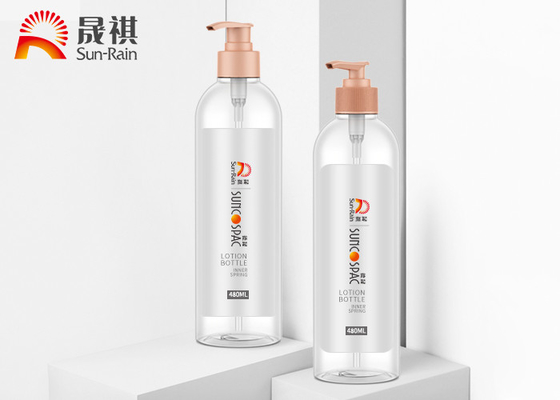 现货批发螺纹塑料乳液泵按压泵 沐浴露洗发露分装泵头液体分配器