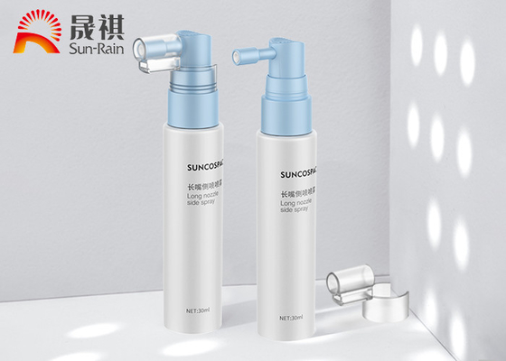 余姚晟祺厂家供应长嘴喷雾泵导管喷头30ml塑料医用鼻腔口腔喷雾泵