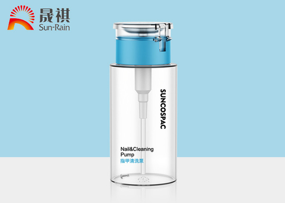 晟祺厂家供应塑料指甲油泵化妆清洗剂泵PP活塞按压清洁水泵批发